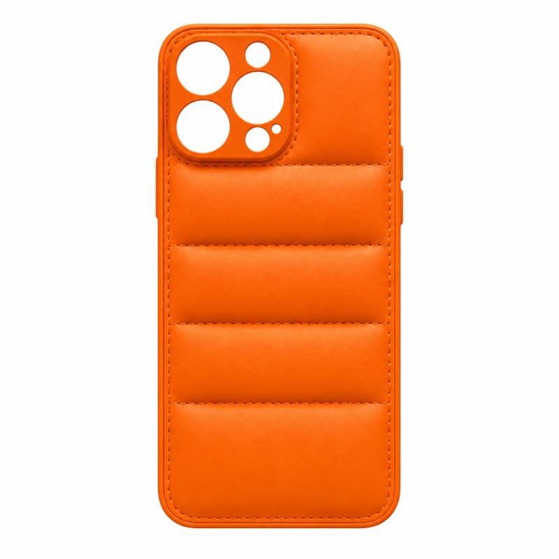 Wavy Silicone Case for iPhone 13 PRO MAX - Orange