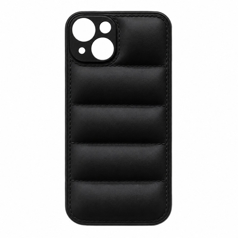 Wavy Silicone Case for iPhone 14 - Black