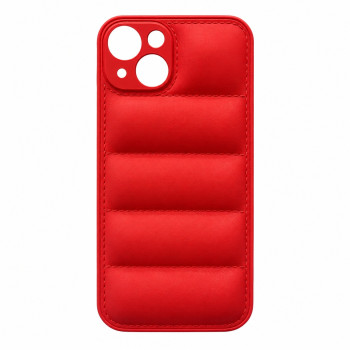 Wavy Silicone Case for iPhone 14 - Red