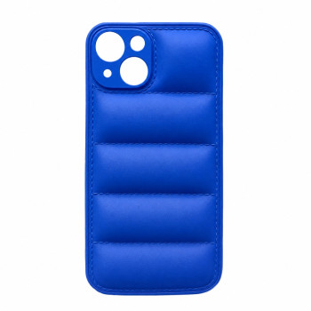 Wavy Silicone Case for iPhone 14 - Blue