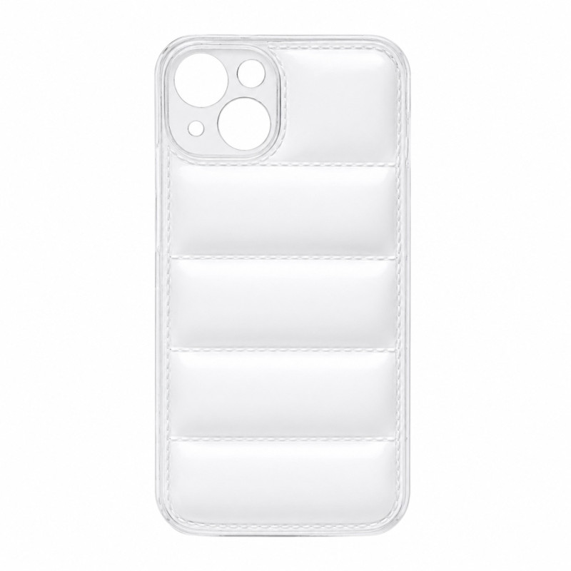 Wavy Silicone Case for iPhone 14 - Clear