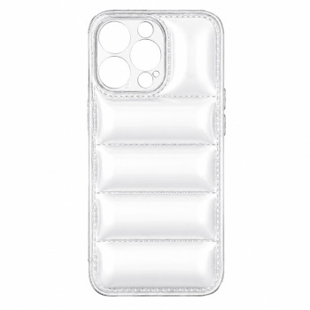 Wavy Silicone Case for iPhone 14 PRO - Clear