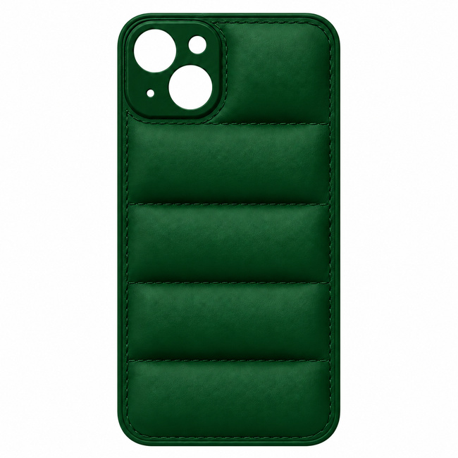 Wavy Θήκη Σιλικόνης για iPhone 14 - Σκούρο Πράσινο