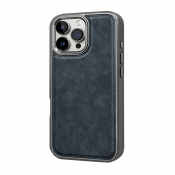 Μαγνητική Δερμάτινη Θήκη Piblue Metal για iPhone 17 Pro Max - Μαύρο