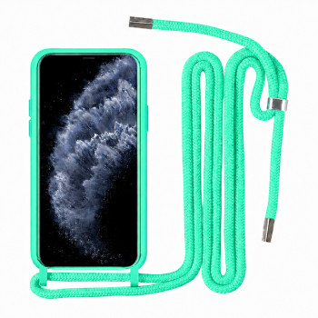 Θήκη με κορδόνι για iPhone 11 Pro - Κυανό πράσινο