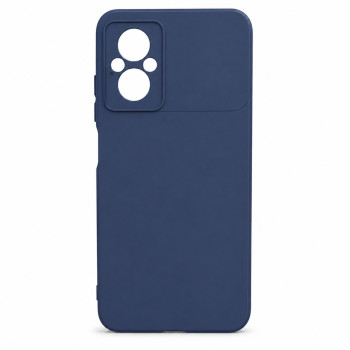 Soft Silicone Case for Xiaomi Poco M5 - Navy Blue