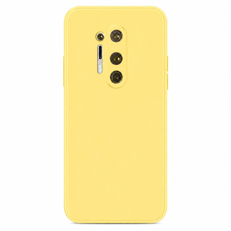 Soft Silicone Case for OnePlus 8 Pro - Yellow