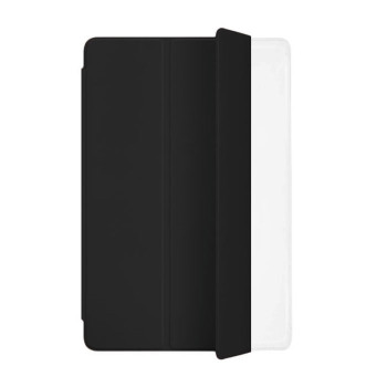 Tri-Fold Tablet Case with Transparent Back για Lenovo Tab P10 - μαύρη