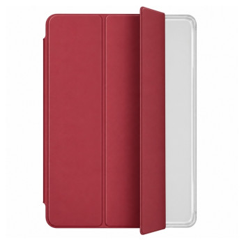 Tri-Fold Tablet Case with Transparent Back για Lenovo Tab M10 FHD - μπορντό