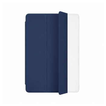 Tri-Fold Tablet Case with Transparent Back για Samsung Galaxy Tab T875 - μπλε ναυτικό