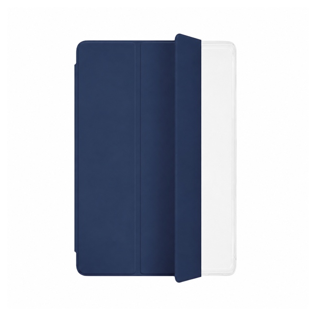 Tri-Fold Tablet Case with Transparent Back για Samsung Galaxy Tab T876B S7 2020 - μπλε ναυτικό