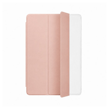 Tri-Fold Tablet Case with Transparent Back για Apple IPAD 2 - ροζ χρυσή