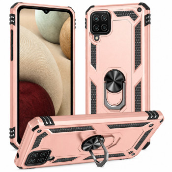 Θήκη Armor για Samsung Galaxy A12 - ροζ χρυσή