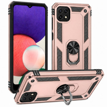 Θήκη Armor για Samsung Galaxy A22 5G - ροζ χρυσή