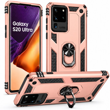 Θήκη Armor για Samsung Galaxy S20 Ultra - ροζ χρυσή
