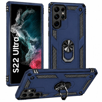 Θήκη Armor για Samsung Galaxy S22 Ultra - μπλε