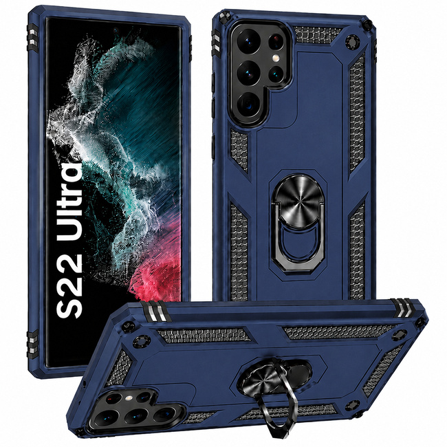 Θήκη Armor για Samsung Galaxy S22 Ultra - μπλε