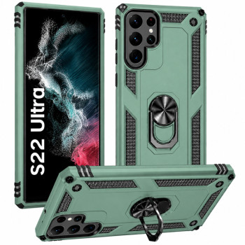 Θήκη Armor για Samsung Galaxy S22 Ultra - πράσινη