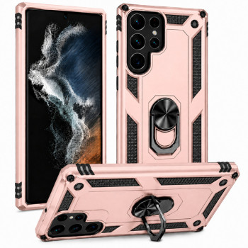 Θήκη Armor για Samsung Galaxy S23 Ultra - ροζ χρυσή