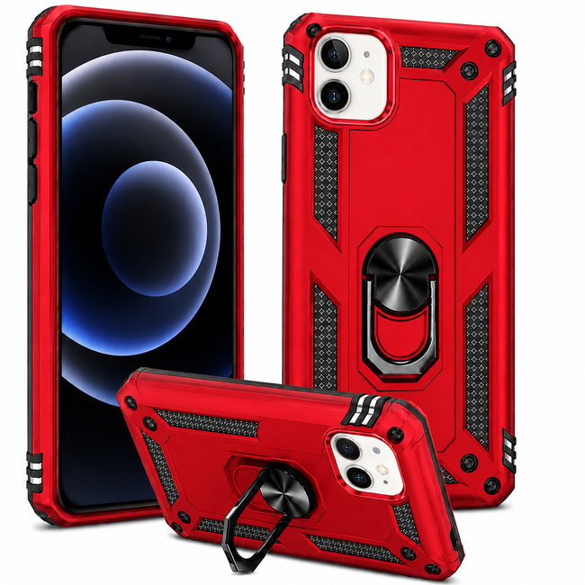 Θήκη Armor για Apple iPhone 12 - κόκκινη