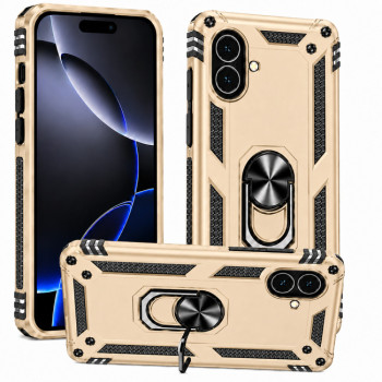Θήκη Armor για Apple iPhone 16 - χρυσή