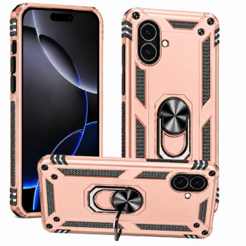 Θήκη Armor για Apple iPhone 16 - ροζ χρυσή