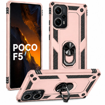 Θήκη Armor για Xiaomi Poco F5 - ροζ χρυσή