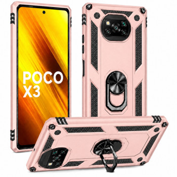 Θήκη Armor για Xiaomi Poco X3 - ροζ χρυσή
