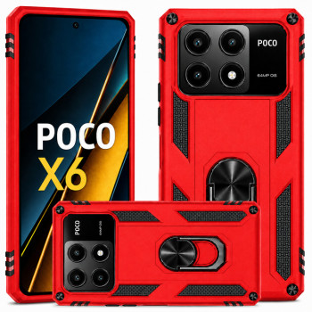 Θήκη Armor για Xiaomi Poco X6 - κόκκινη