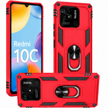 Θήκη Armor για Xiaomi Redmi 10C - κόκκινη