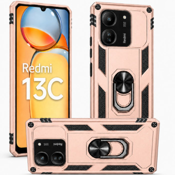Θήκη Armor για Xiaomi Redmi 13C - ροζ χρυσή