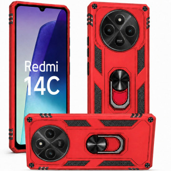 Θήκη Armor για Xiaomi Redmi 14C - κόκκινη