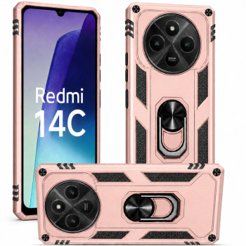 Θήκη Armor για Xiaomi Redmi 14C - ροζ χρυσή