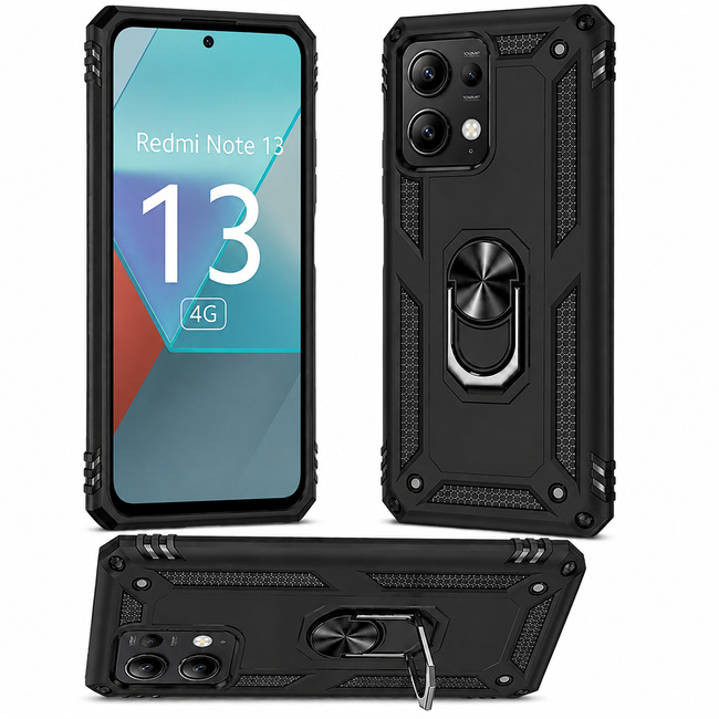 Θήκη Armor για Xiaomi Redmi Note 13 4G - μαύρη