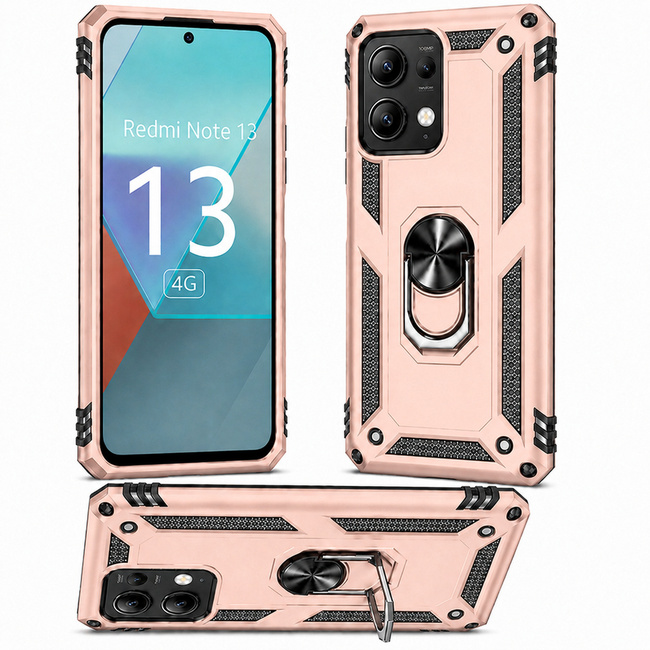 Θήκη Armor για Xiaomi Redmi Note 13 4G - ροζ χρυσή