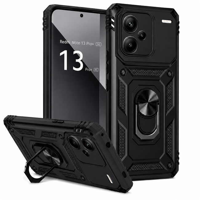 Θήκη Armor για Xiaomi Redmi Note 13 Pro Plus 5G - μαύρη