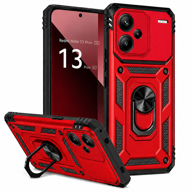 Θήκη Armor για Xiaomi Redmi Note 13 Pro Plus 5G - κόκκινη