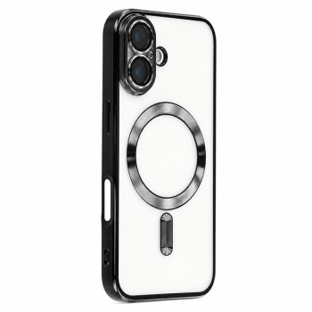 Θήκη MagSafe με προστασία κάμερας για Apple iPhone 16 - μαύρη