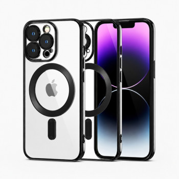 Θήκη MagSafe με προστασία κάμερας για Apple iPhone 13 Pro - μαύρη