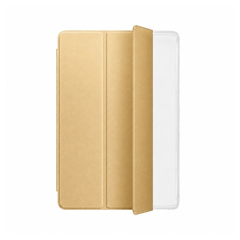 Tri-Fold Tablet Case with Transparent Back για Apple iPad 10.2 - χρυσή