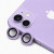 Glitter Προστατευτικό Κάμερας One by One για iPhone 11/12/12 Mini - Μωβ