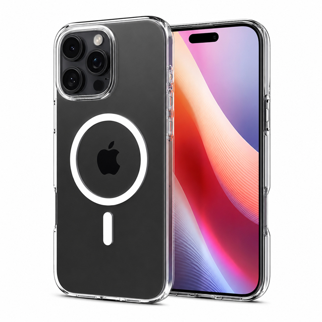 Διάφανη θήκη MagSafe για iPhone 16 Pro - σε blister συσκευασία