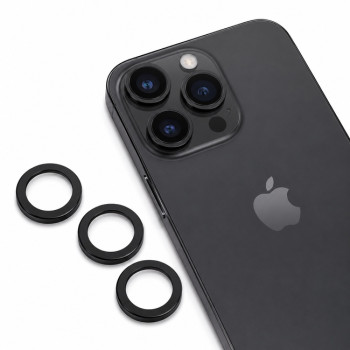 Προστατευτικό τζαμάκι κάμερας One by One για Apple iPhone 13 Pro - μαύρη