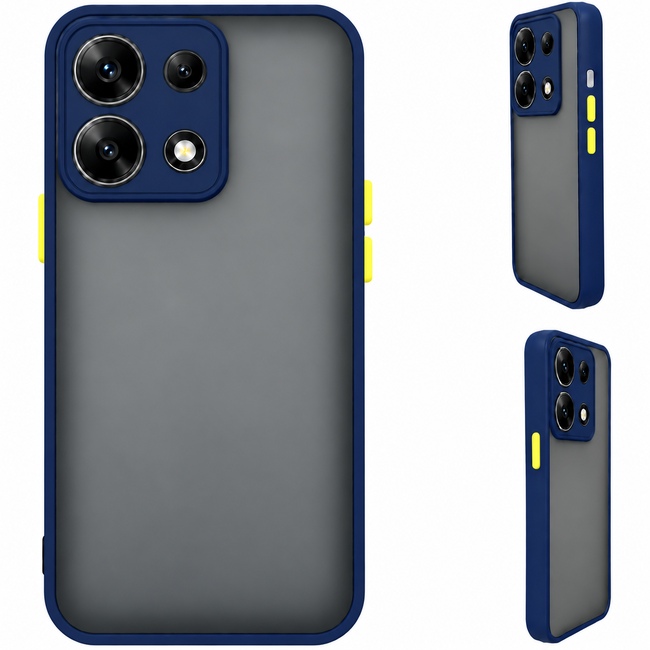 Ματ θήκη για Xiaomi Poco M6 Pro - μπλε