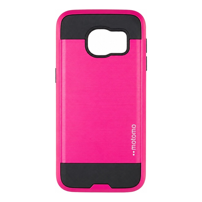 Metal Motomo Case για Samsung Galaxy S7 Edge - φούξια