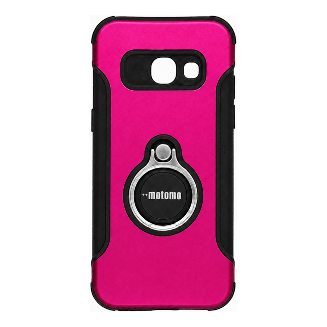 Metal Motomo Case with Ring για Samsung Galaxy A3 2017 - φούξια
