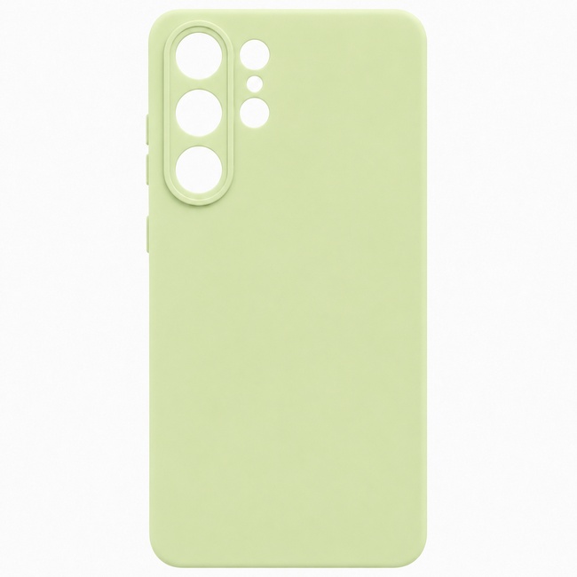 Μαλακή θήκη σιλικόνης για Samsung Galaxy S24 Ultra - φιστικί