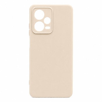 Soft Silicone Case for Xiaomi Redmi Note 12 Pro 5G - Beige