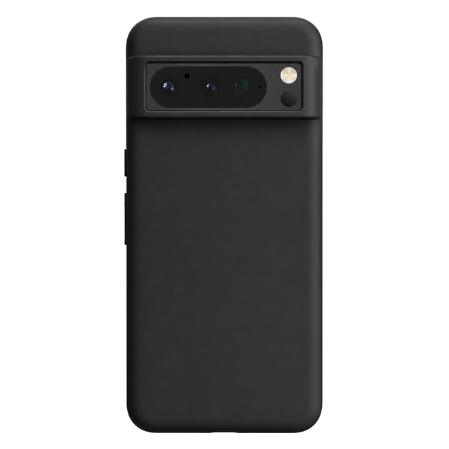 Soft Silicone Case for Google Pixel 8 Pro - Black