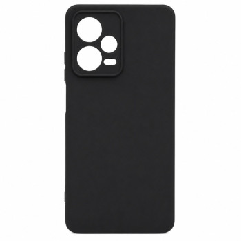 Soft Silicone Case for Xiaomi Redmi Note 12 Pro 5G - Black